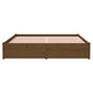 Bedframe Massief Hout Honingbruin 160X200 Cm