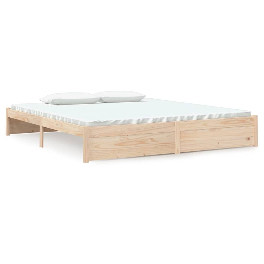Bedframe Massief Hout 180X200 Cm 6Ft Super King