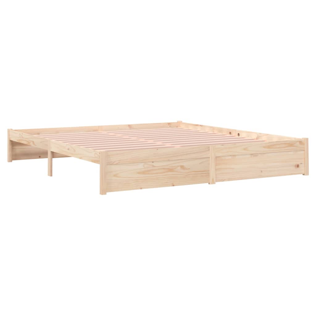 Bedframe Massief Hout 180X200 Cm 6Ft Super King