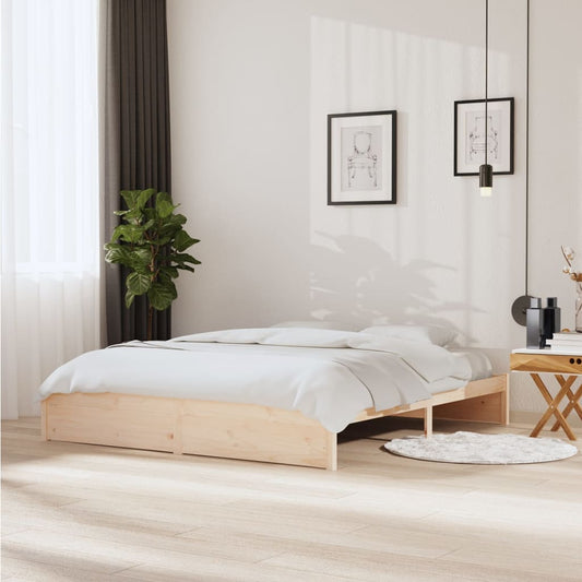 Bedframe Massief Hout 180X200 Cm 6Ft Super King