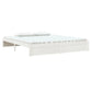 Bedframe Massief Hout Wit 180X200 Cm 6Ft Super King