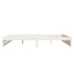 Bedframe Massief Hout Wit 180X200 Cm 6Ft Super King