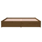 Bedframe Massief Hout Honingbruin 180X200 Cm 6Ft Super King