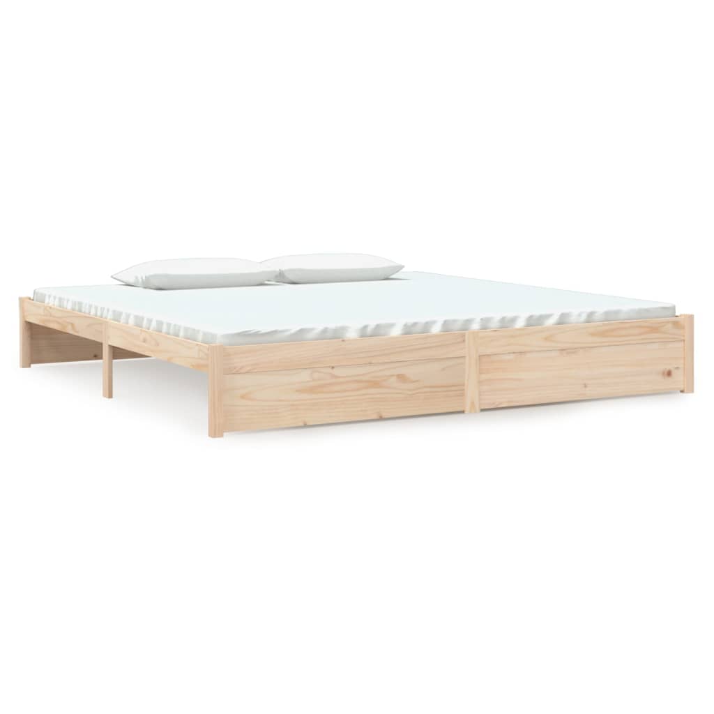 Bedframe Massief Hout 200X200 Cm