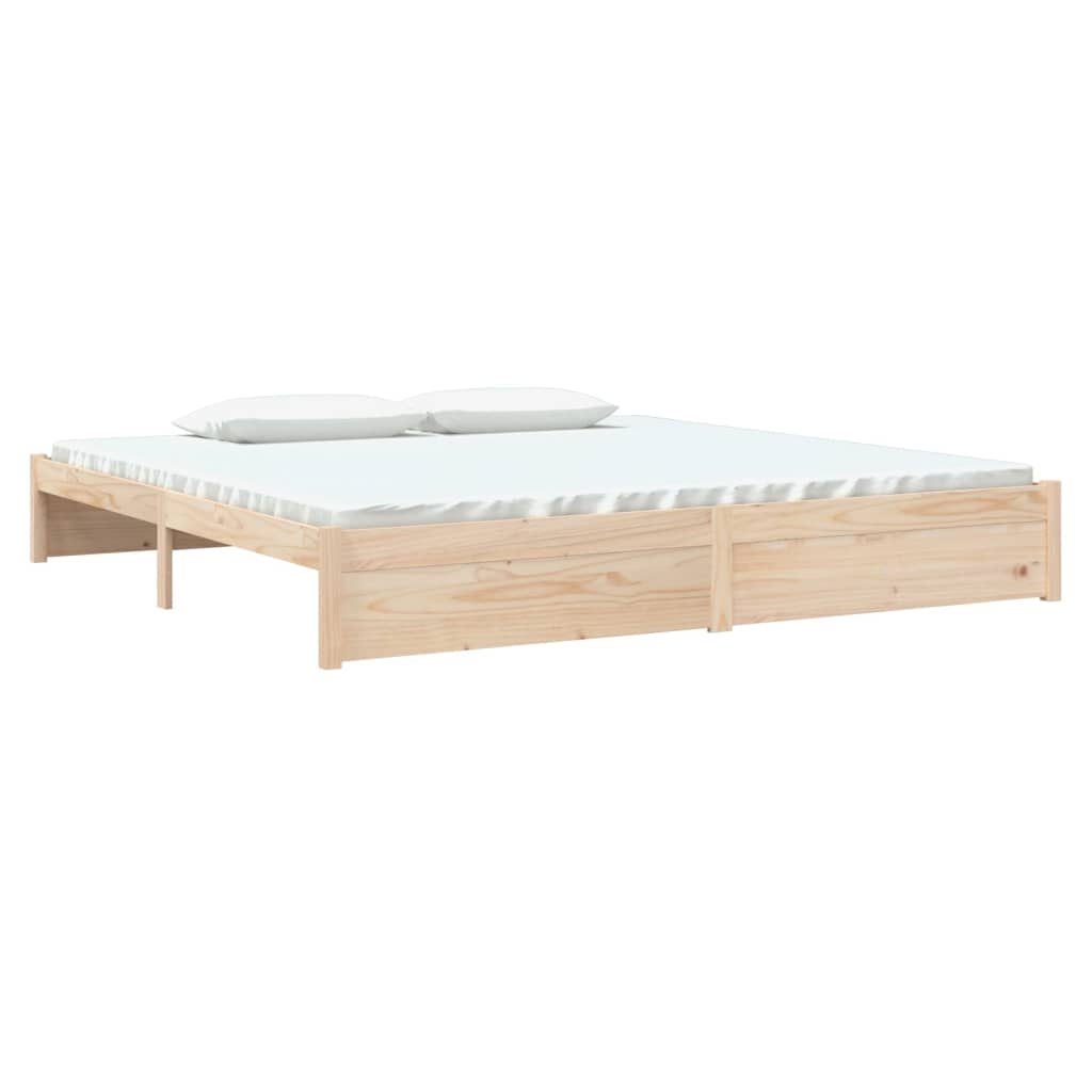 Bedframe Massief Hout 200X200 Cm