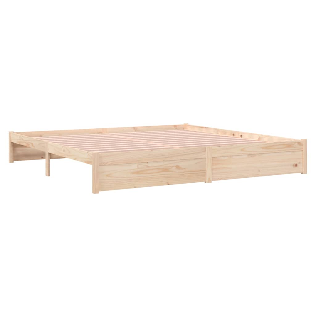 Bedframe Massief Hout 200X200 Cm