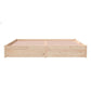 Bedframe Massief Hout 200X200 Cm