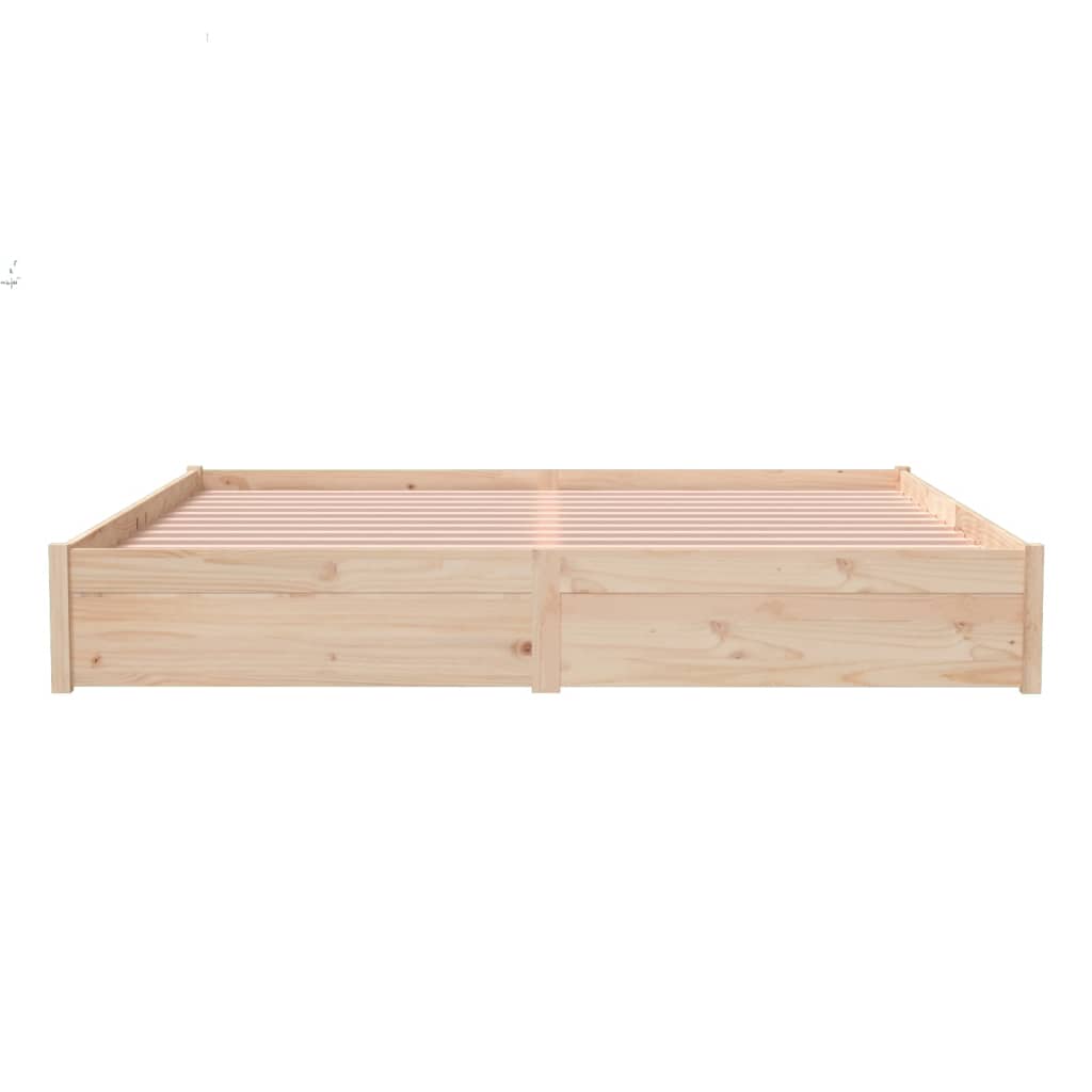 Bedframe Massief Hout 200X200 Cm