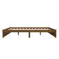 Bedframe Massief Hout Honingbruin 200X200 Cm