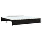 Bedframe Massief Hout Zwart 200X200 Cm