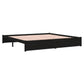 Bedframe Massief Hout Zwart 200X200 Cm