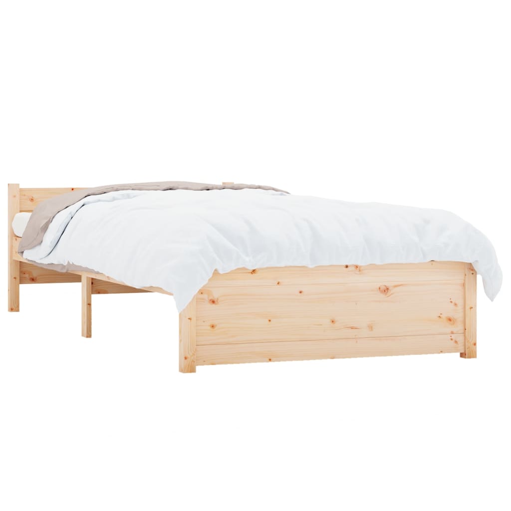 Bedframe Massief Hout 90X190 Cm 3Ft Single