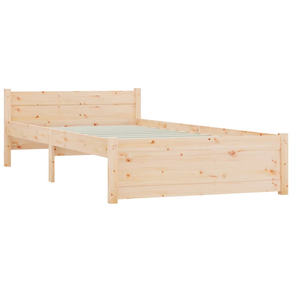 Bedframe Massief Hout 90X190 Cm 3Ft Single