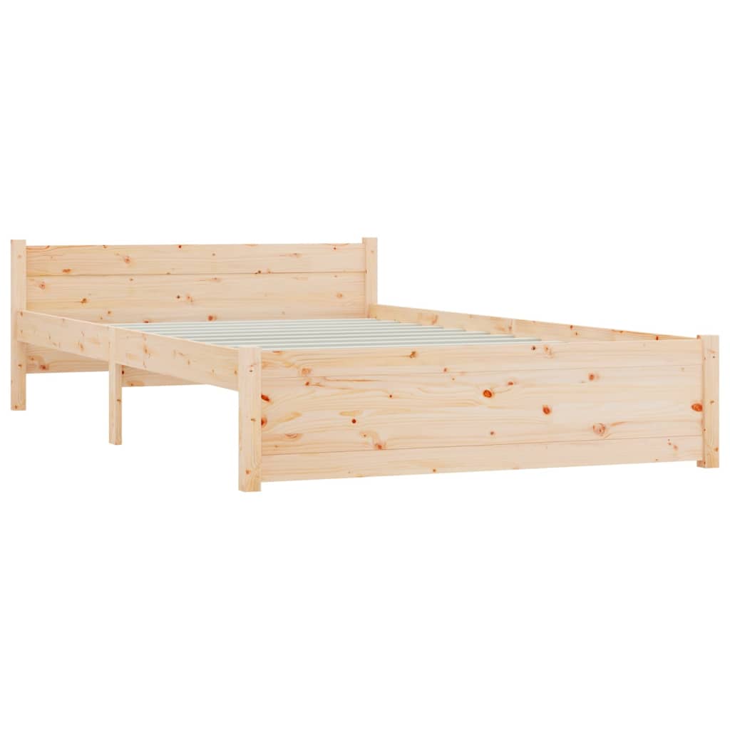 Bedframe Massief Hout 120X190 Cm 4Ft Small Double