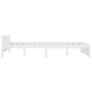 Bedframe Massief Hout Wit 120X190 Cm 4Ft Small Double
