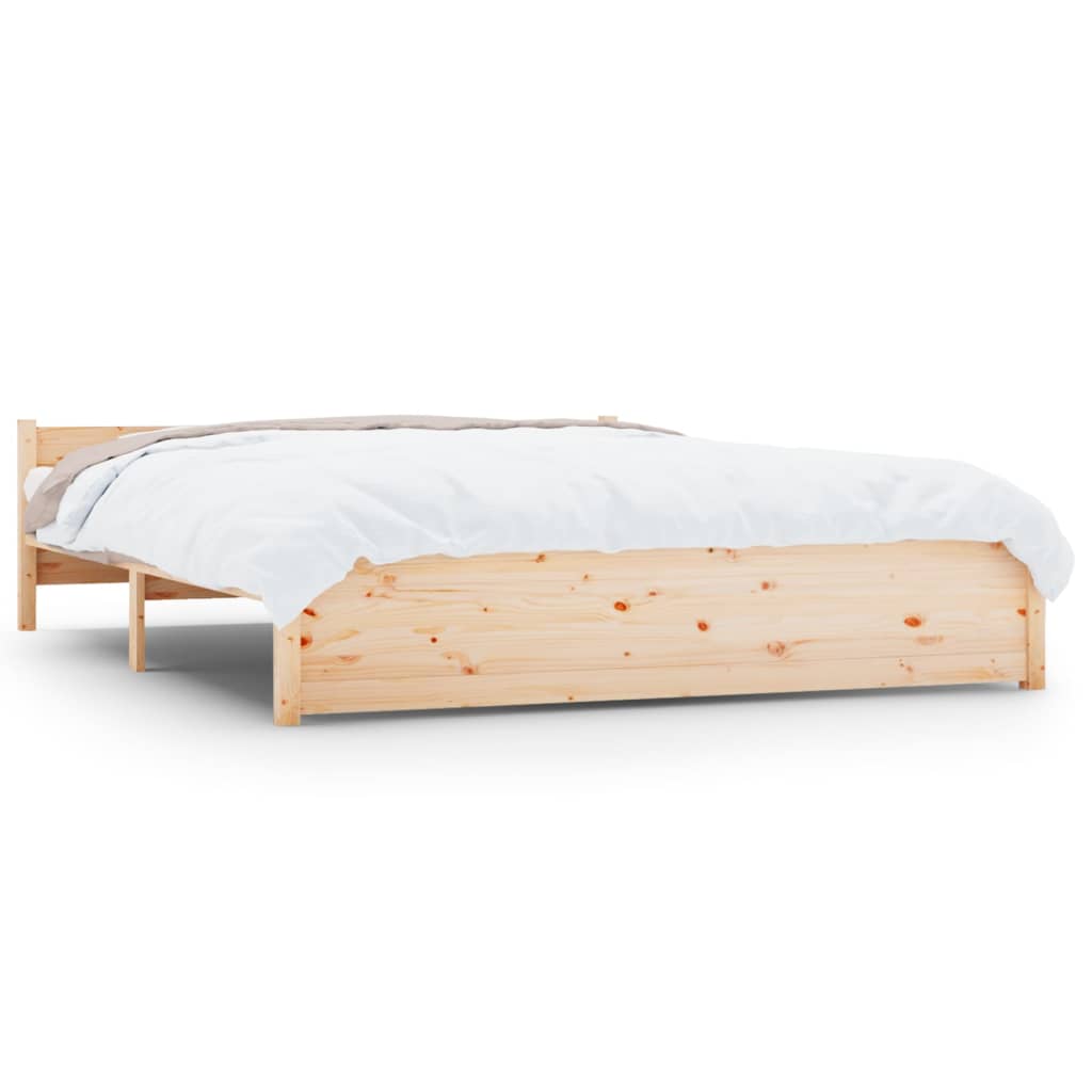 Bedframe Massief Hout 140X190 Cm