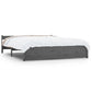 Bedframe Massief Hout Grijs 140X190 Cm