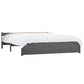 Bedframe Massief Hout Grijs 140X190 Cm