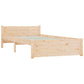 Bedframe Massief Hout 100X200 Cm
