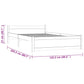 Bedframe Massief Hout 120X200 Cm