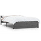 Bedframe Massief Hout Grijs 140X200 Cm