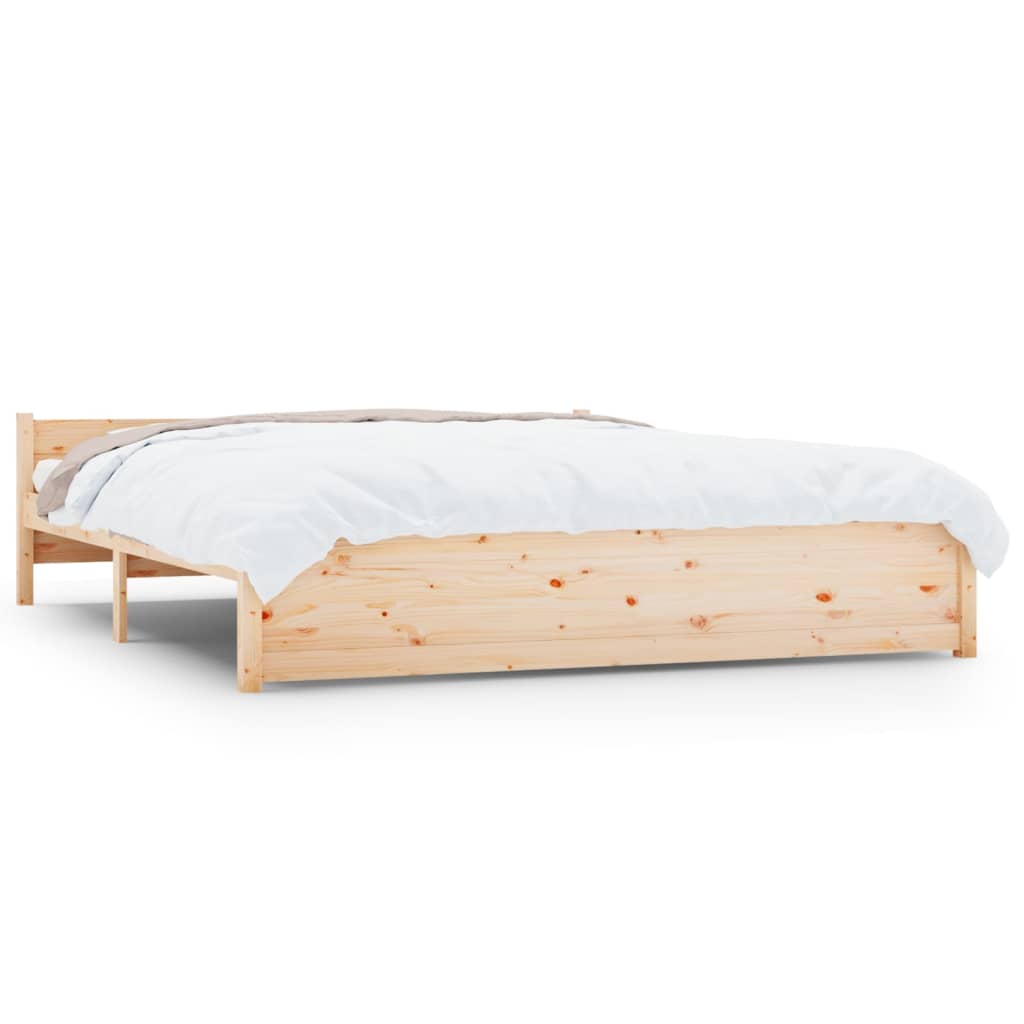 Bedframe Massief Hout 160X200 Cm