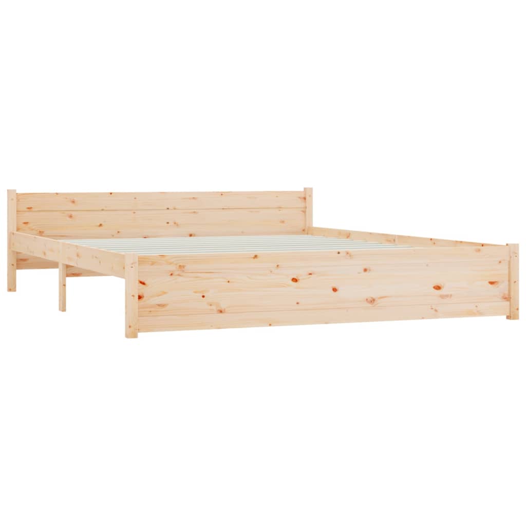 Bedframe Massief Hout 160X200 Cm