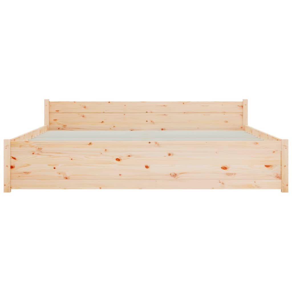 Bedframe Massief Hout 160X200 Cm