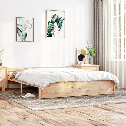 Bedframe Massief Hout 160X200 Cm