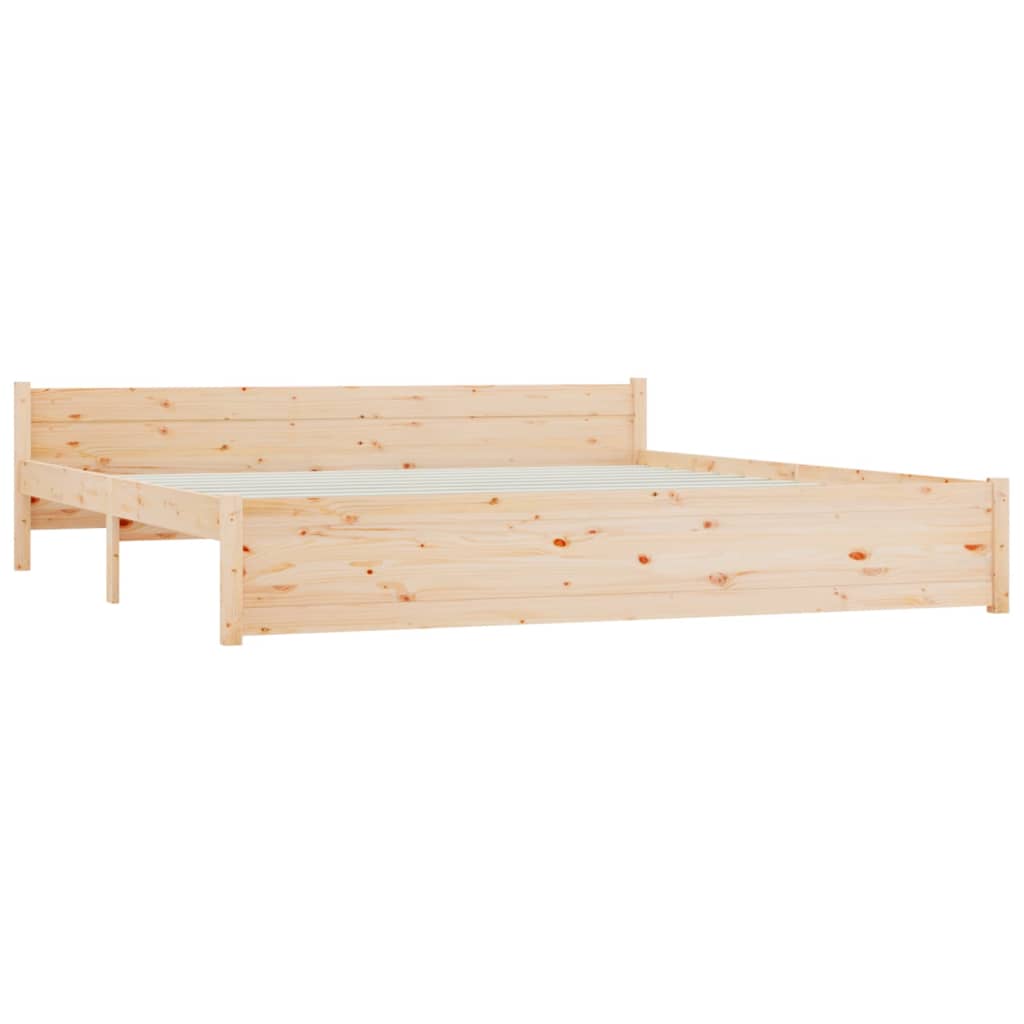 Bedframe Massief Hout 180X200 Cm 6Ft Super King