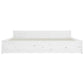 Bedframe Massief Hout Wit 180X200 Cm 6Ft Super King