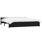 Bedframe Massief Hout Zwart 180X200 Cm 6Ft Super King