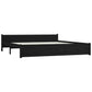 Bedframe Massief Hout Zwart 180X200 Cm 6Ft Super King