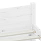 Bedframe Massief Hout Wit 200X200 Cm
