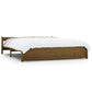 Bedframe Massief Hout Honingbruin 200X200 Cm