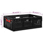 Vouwkratten 2 St 46 L 60X40X22 Cm Zwart