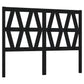 Hoofdbord 156X4X100 Cm Massief Grenenhout Zwart