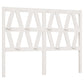 Hoofdbord 166X4X100 Cm Massief Grenenhout Wit