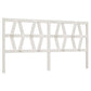 Hoofdbord 206X4X100 Cm Massief Grenenhout Wit