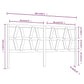 Hoofdbord 206X4X100 Cm Massief Grenenhout Wit