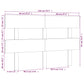 Hoofdbord 138X3X81 Cm Massief Grenenhout Honingbruin