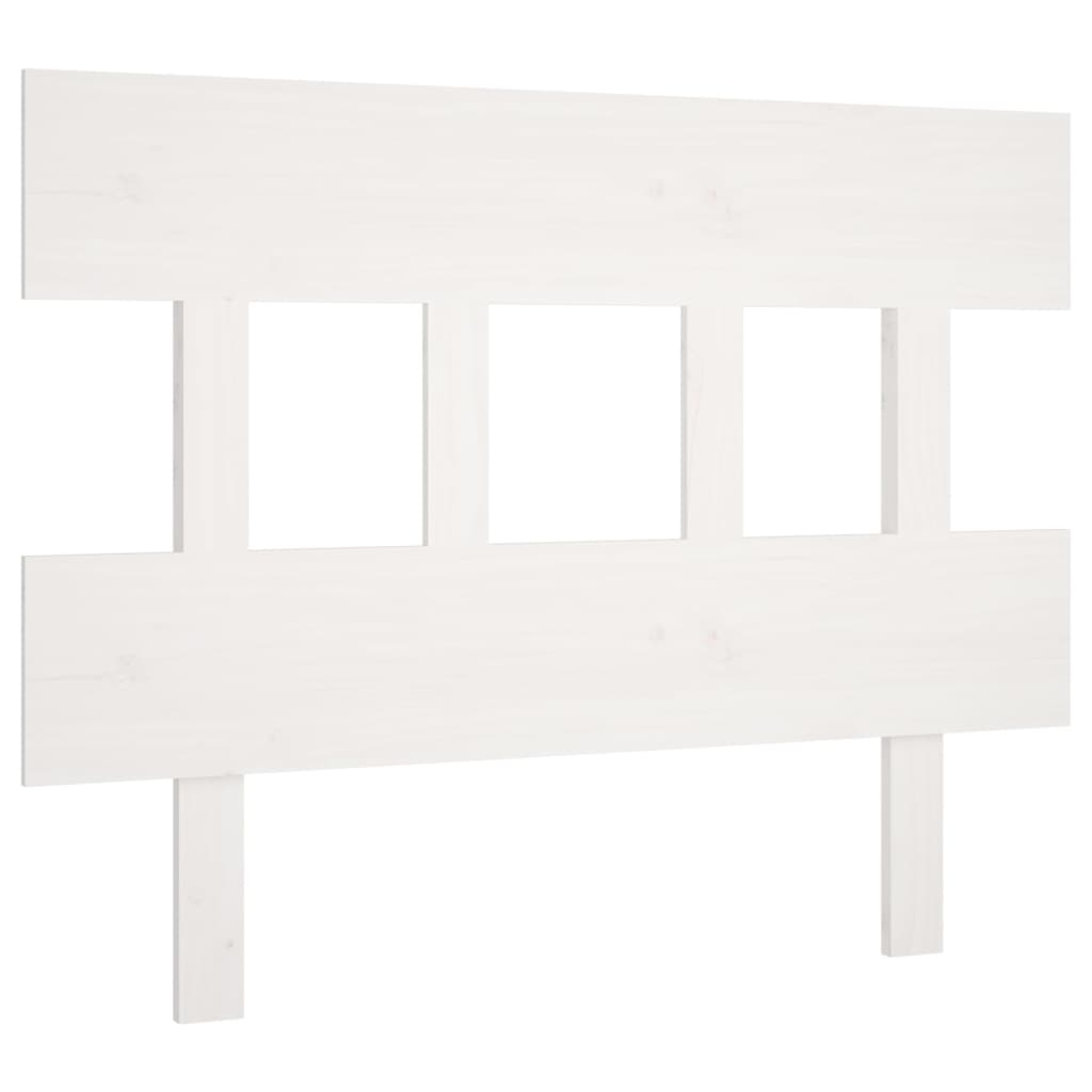 Hoofdbord 78,5X3X81 Cm Massief Grenenhout Wit
