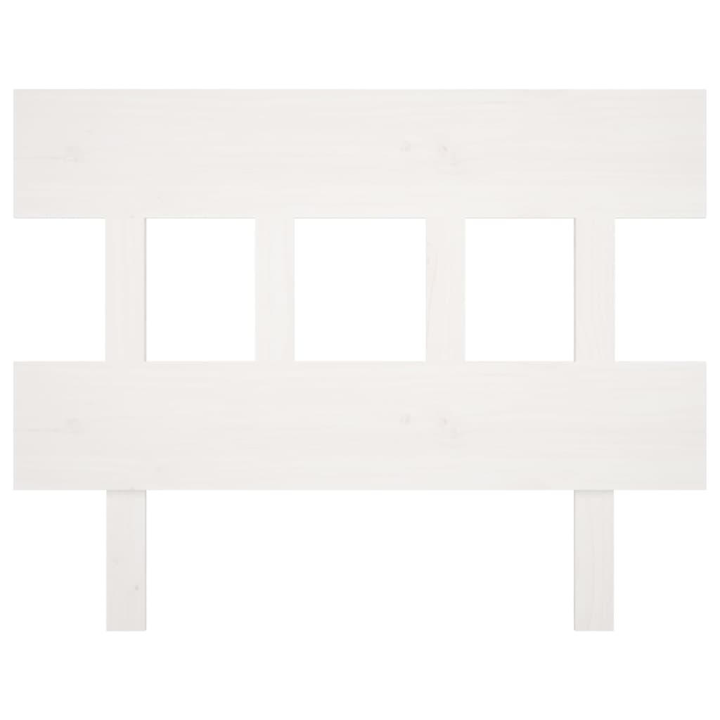 Hoofdbord 78,5X3X81 Cm Massief Grenenhout Wit