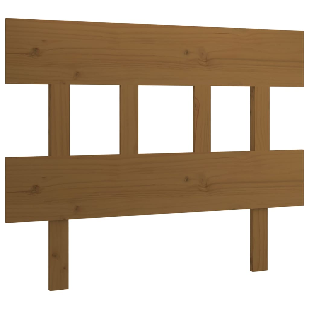 Hoofdbord 93,5X3X81 Cm Massief Grenenhout Honingbruin