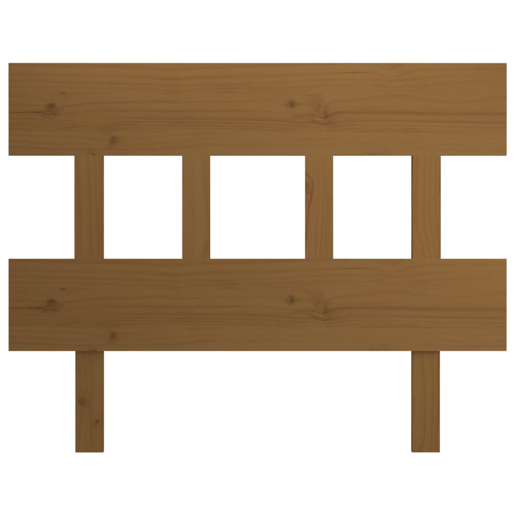 Hoofdbord 93,5X3X81 Cm Massief Grenenhout Honingbruin