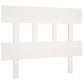 Hoofdbord 103,5X3X81 Cm Massief Grenenhout Wit