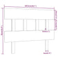 Hoofdbord 103,5X3X81 Cm Massief Grenenhout Wit