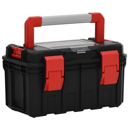 Gereedschapskist 45X28X26,5 Cm Zwart En Rood