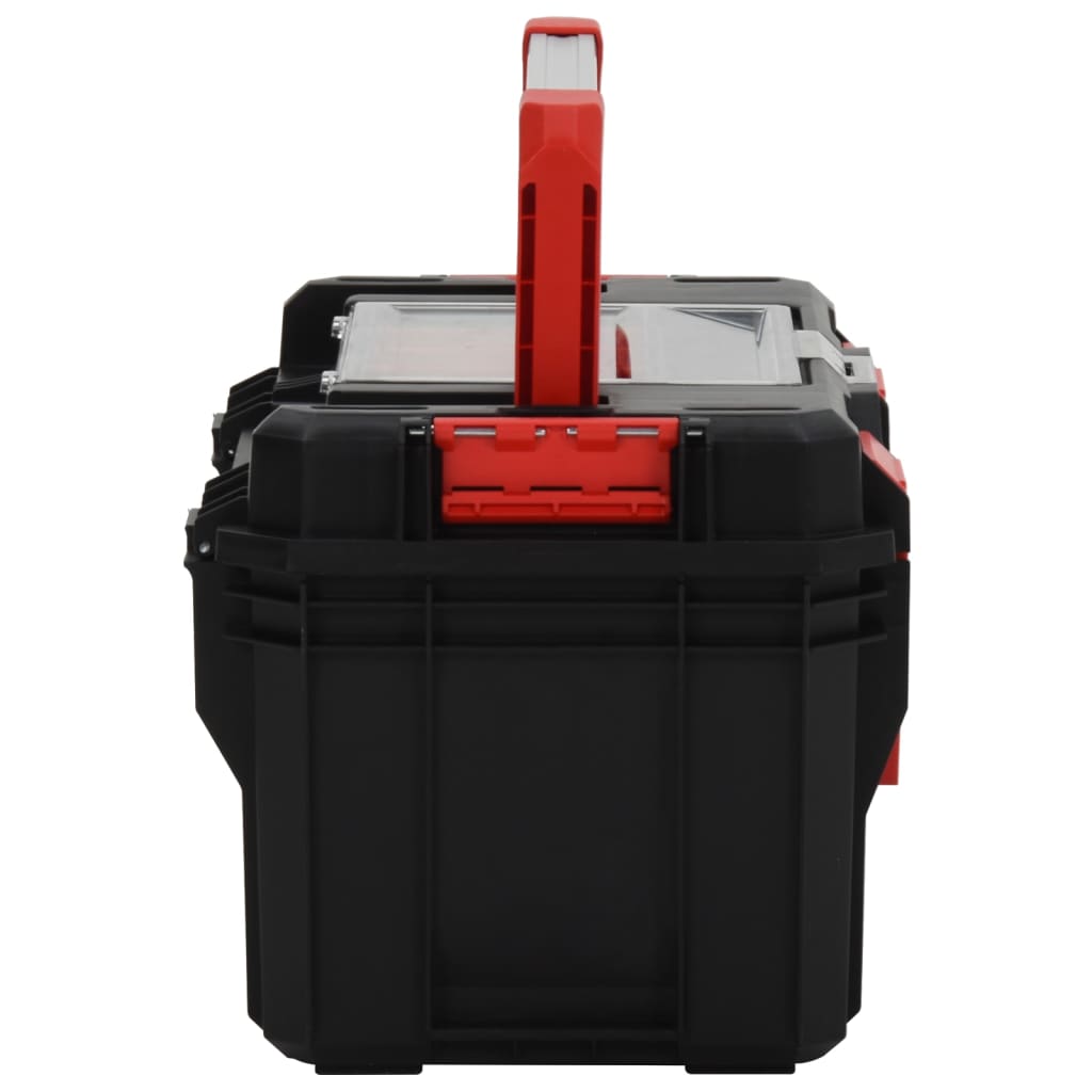 Gereedschapskist 45X28X26,5 Cm Zwart En Rood