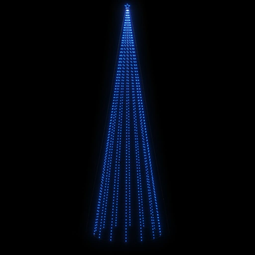 Kegelkerstboom 1134 Led's Blauw 230X800 Cm